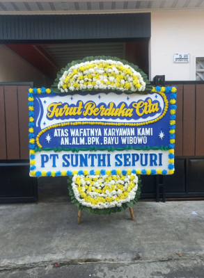 Papan Bunga Duka di Benakat